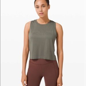 Lululemon Swiftly Breathe Crop Tank